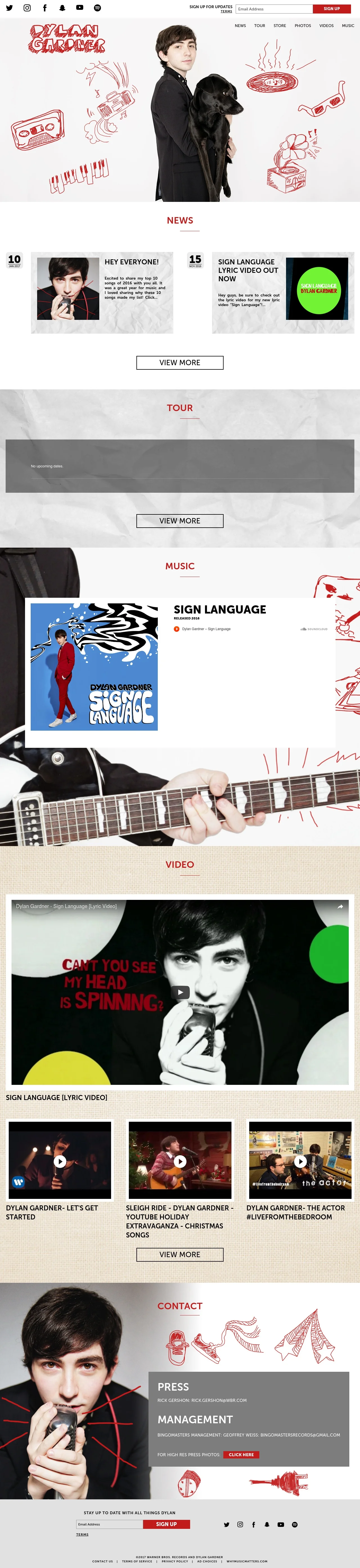 creative direction: dylan gardner